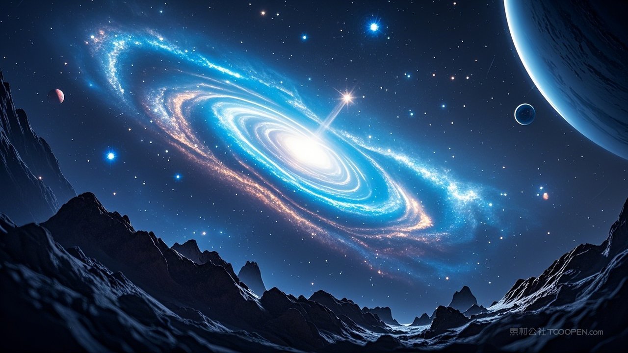 星星星空宇宙唯美银河夜空