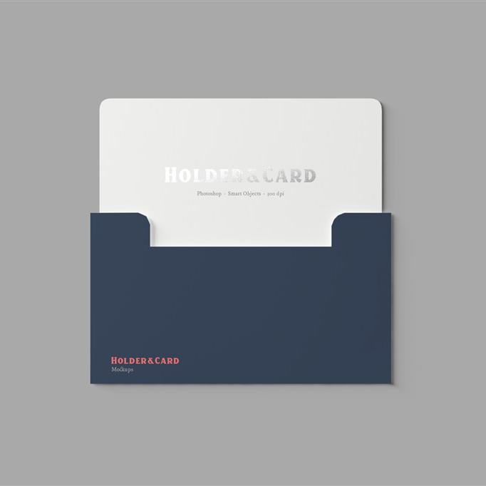 礼品卡设计展示样机