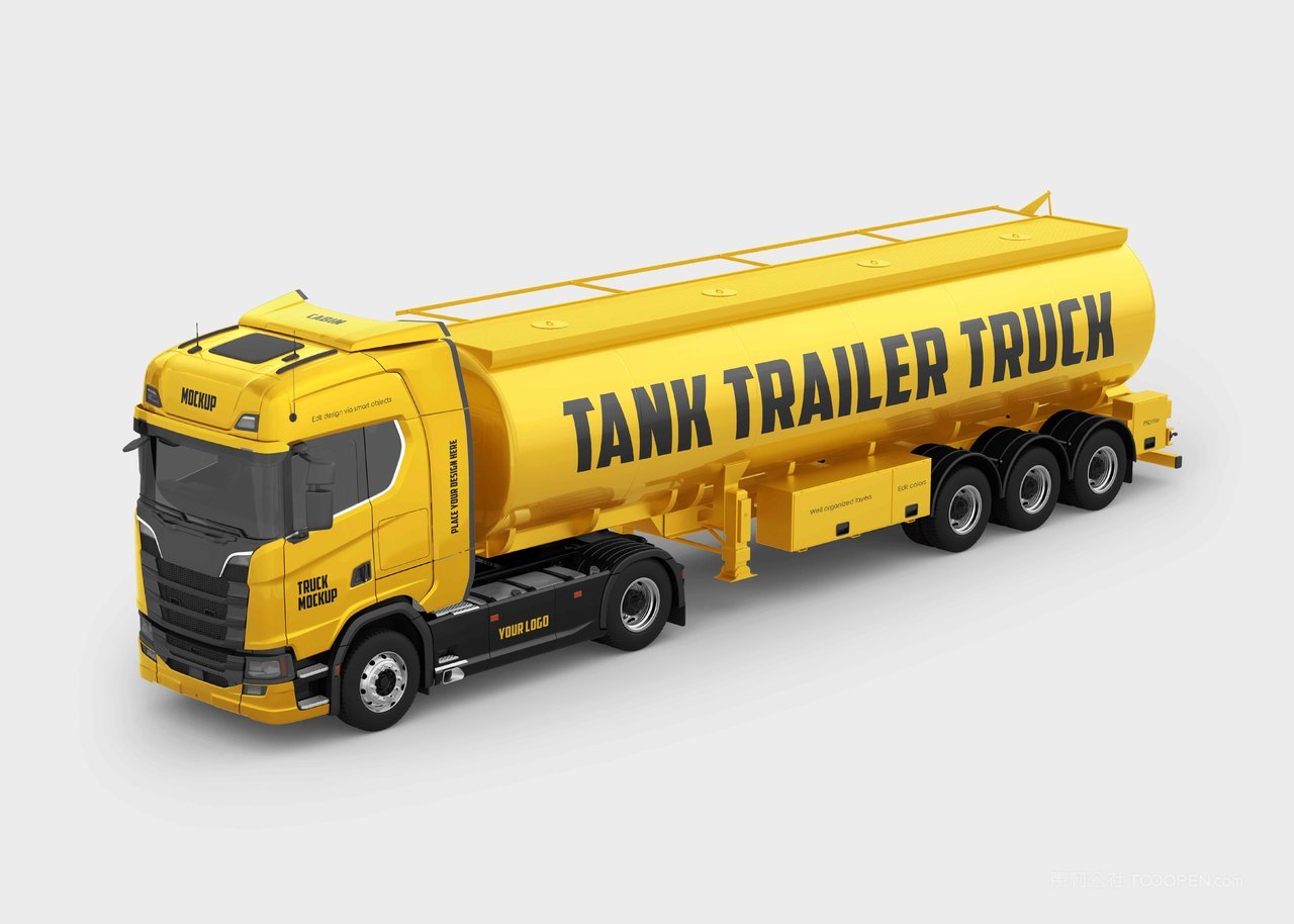 油罐车拖车卡车样机