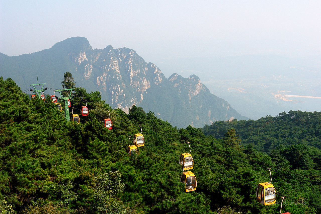 庐山景色风景画图片