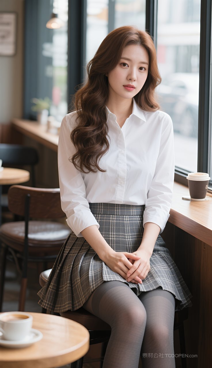 写真丝袜美腿妩媚模特性感短裙