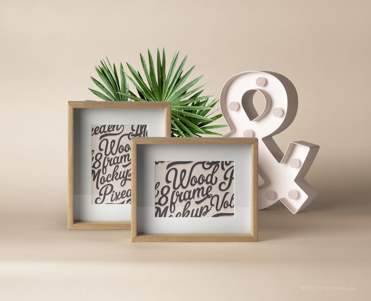 相框智能贴图效果样机相片