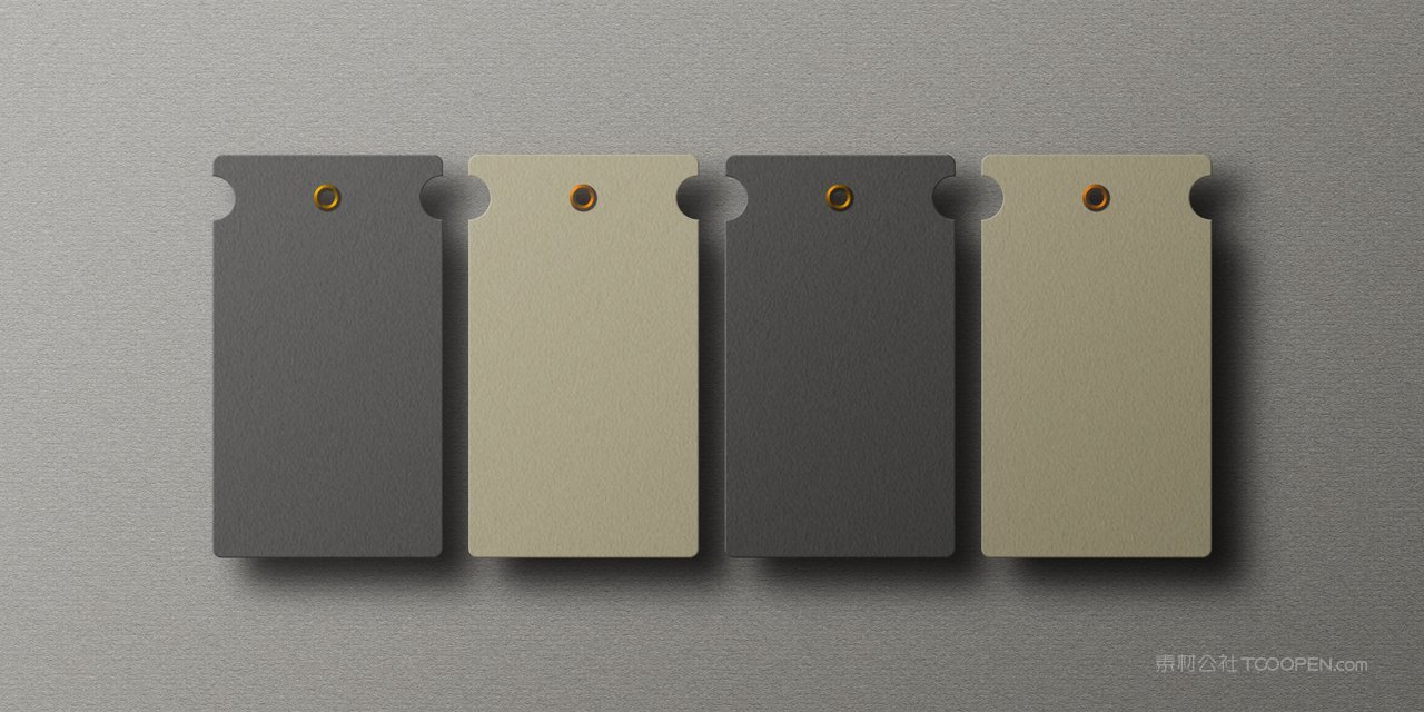 极简主义吊牌样机