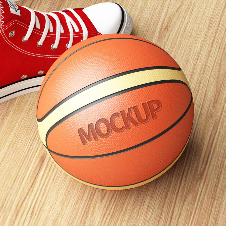 体育器材篮球logo样机