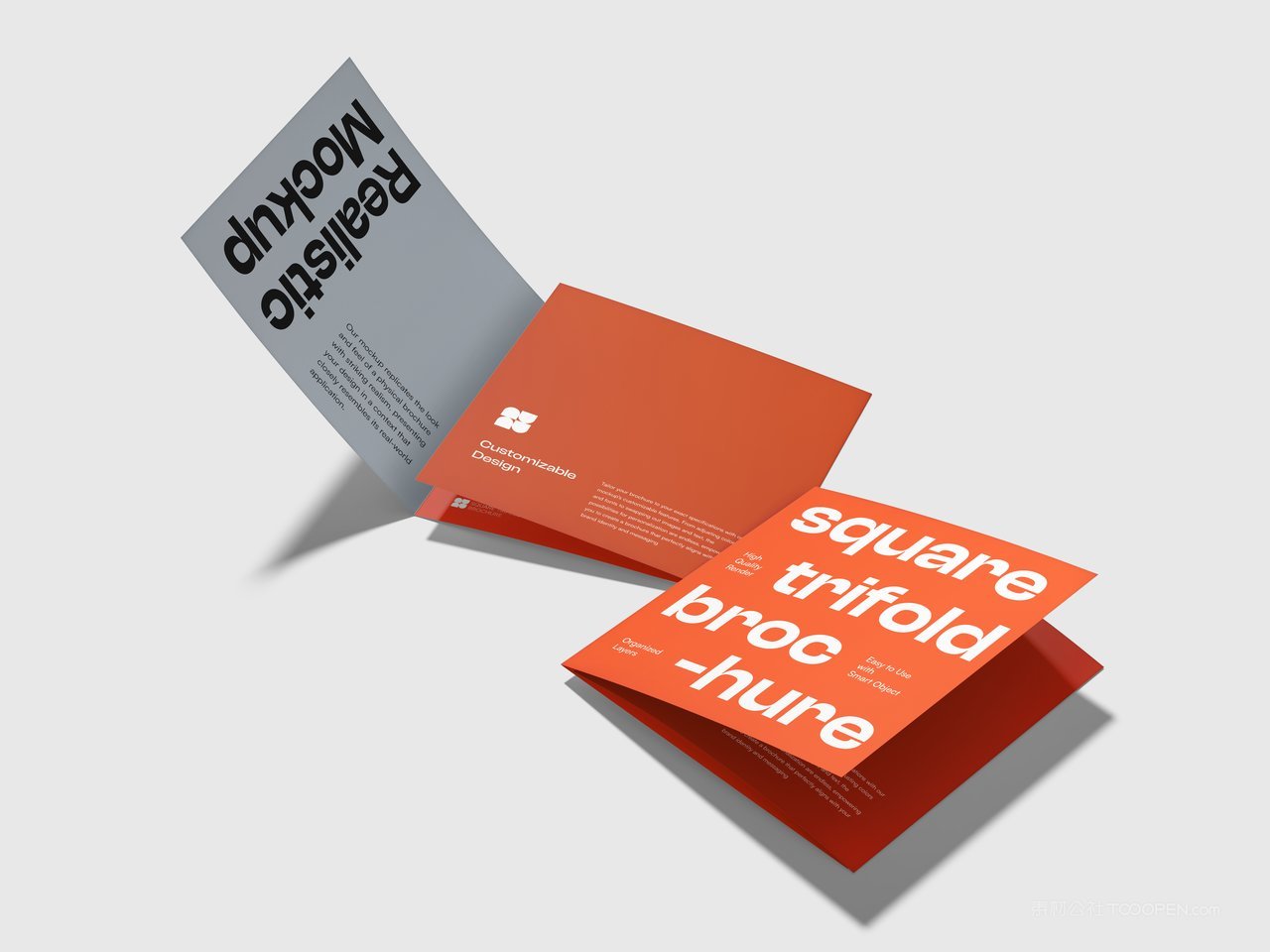 方形宣传册样机