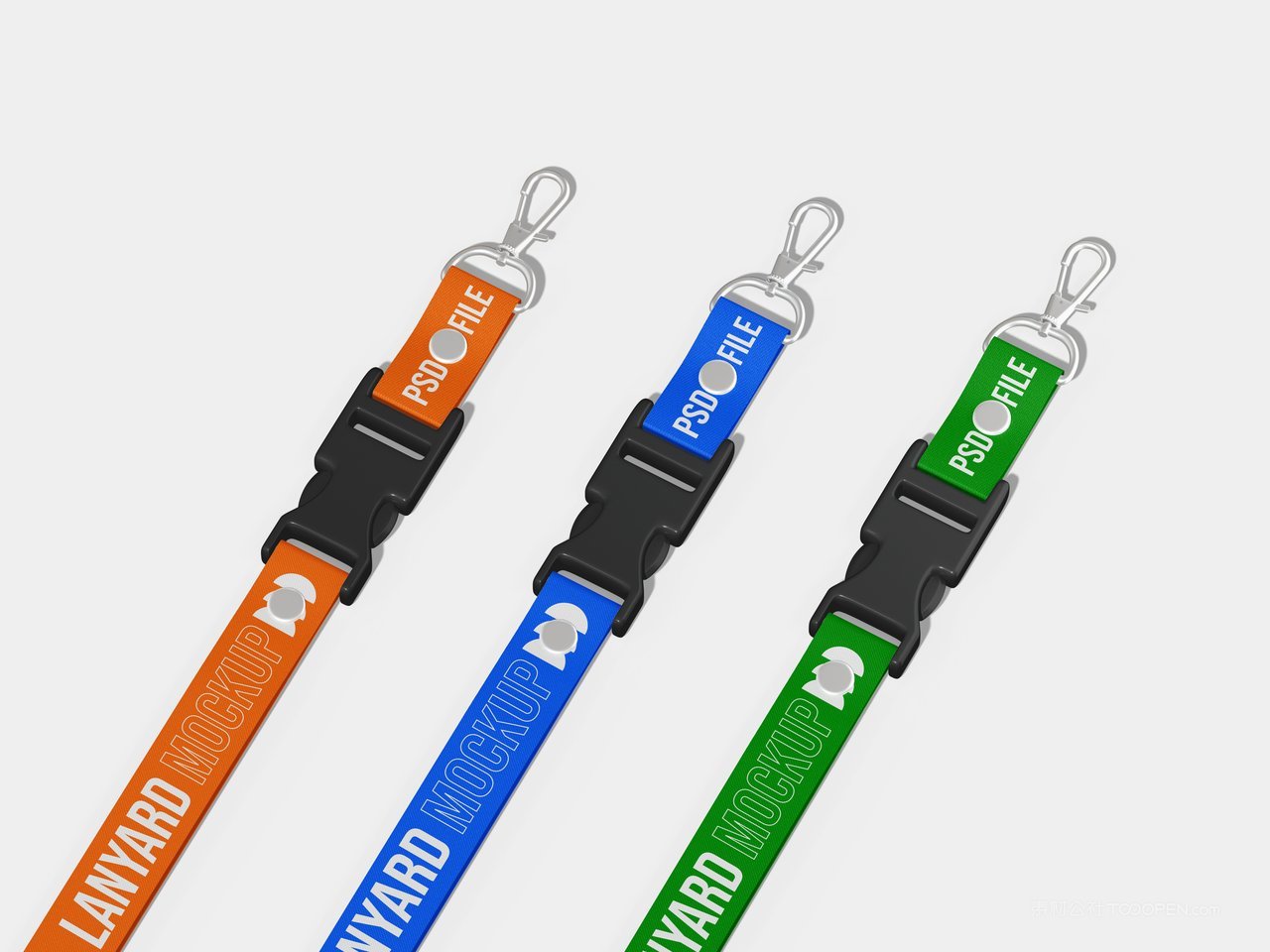 工作牌挂绳样机