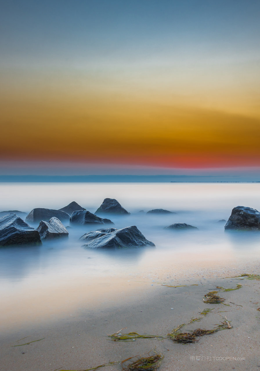 海边海景风景画图片素材