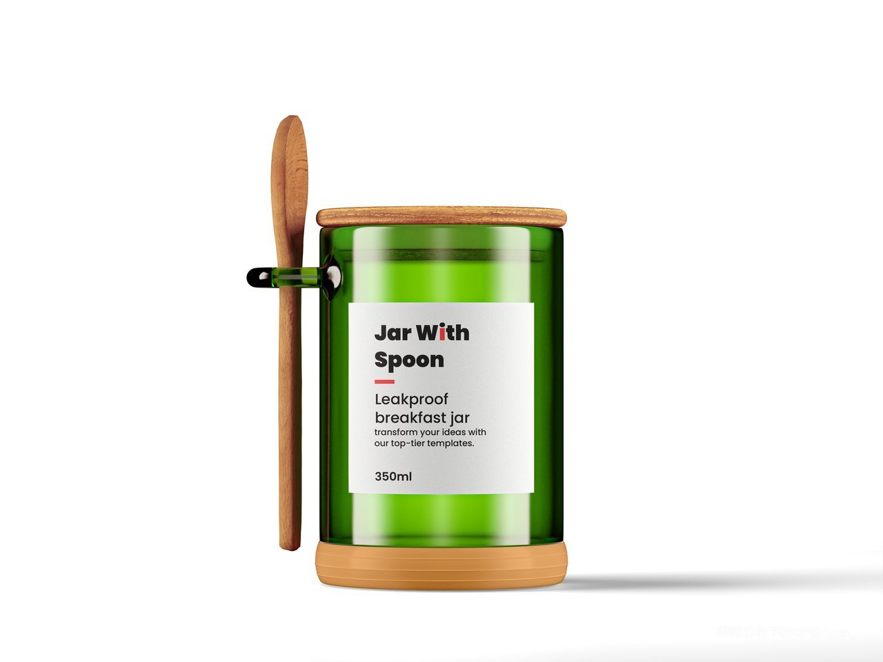 带木勺的橡胶底罐样机