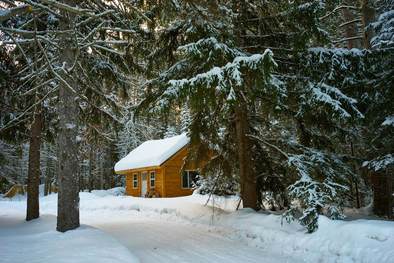 高清冬季雪景风景