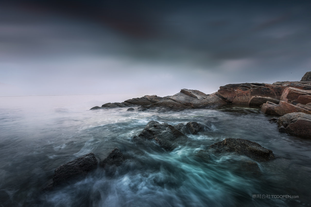 波澜不惊风景画图片