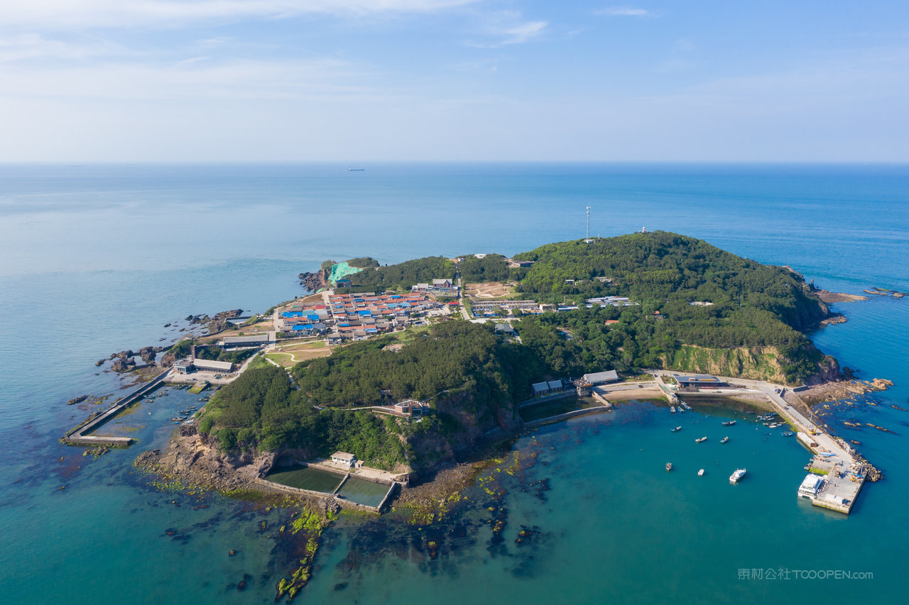 威海鸡鸣岛航拍