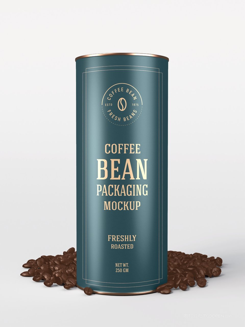 冷泡咖啡瓶标签样机