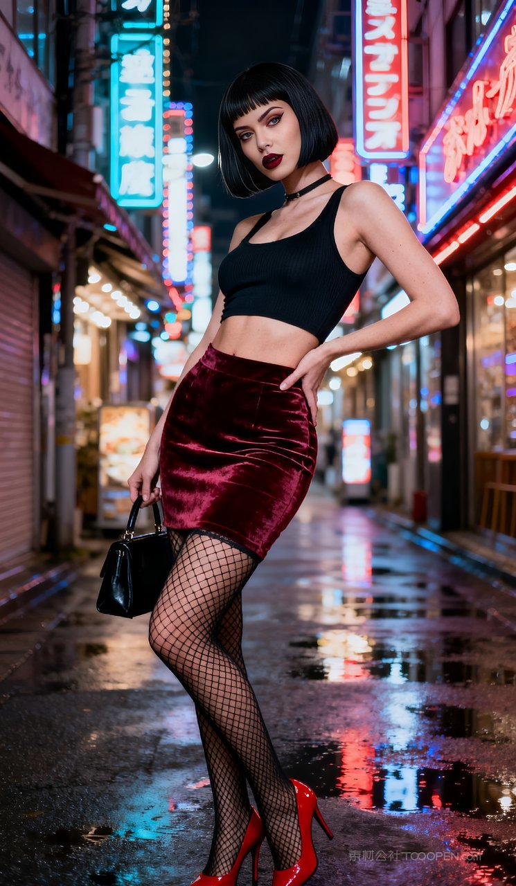 短裙娇艳性感美女模特写真丝袜美腿