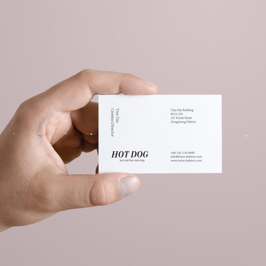 餐饮品牌名片汉堡披萨快餐vi形象样机 (1)