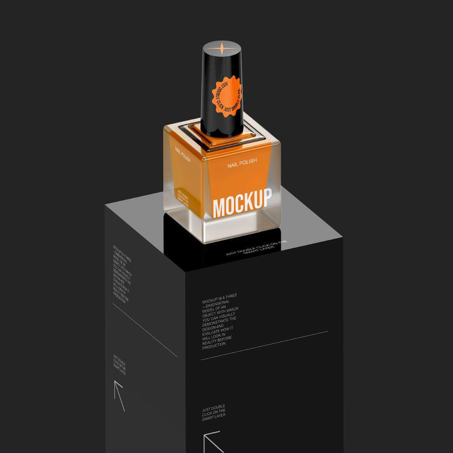 指甲油包装瓶样机
