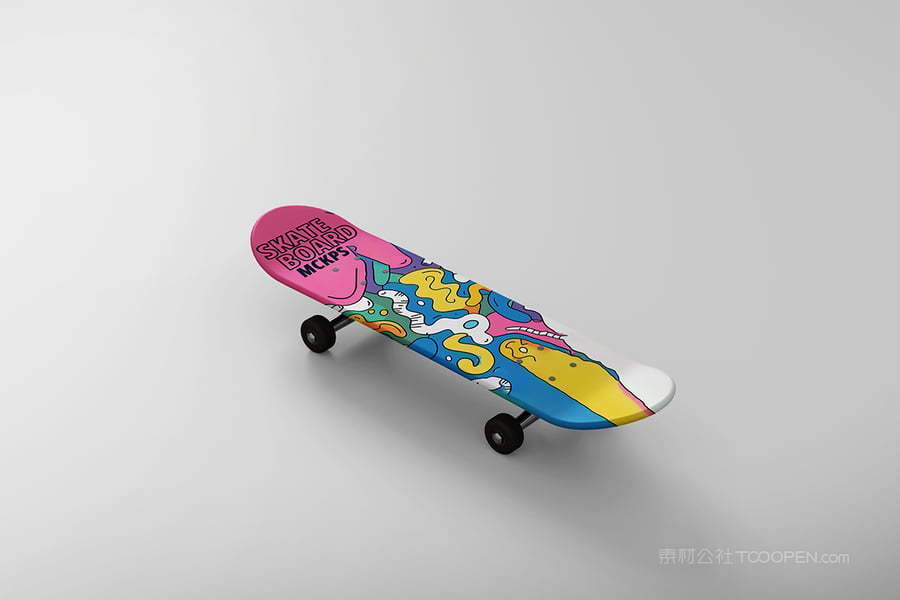 滑板图案样机