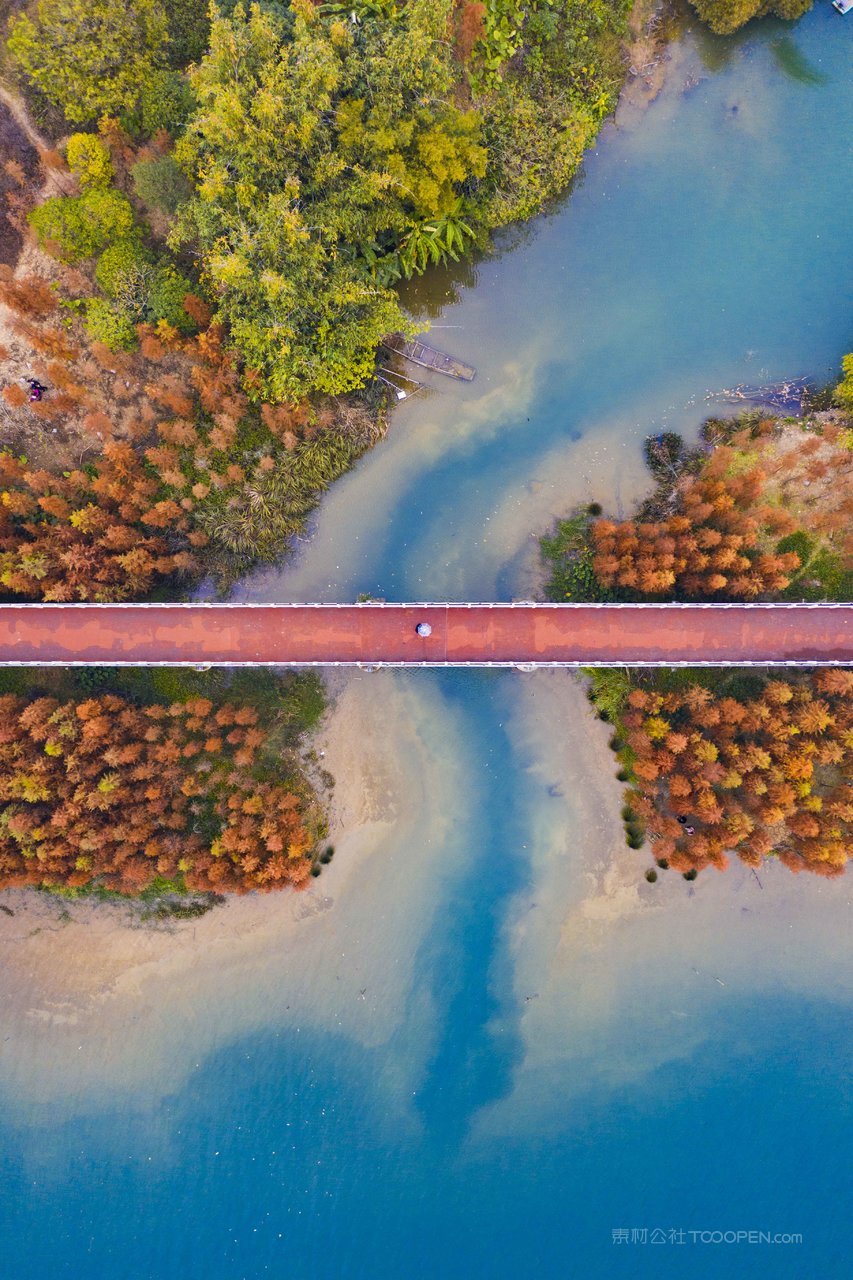 城市中午广西柳州滨海大道风光湖边
