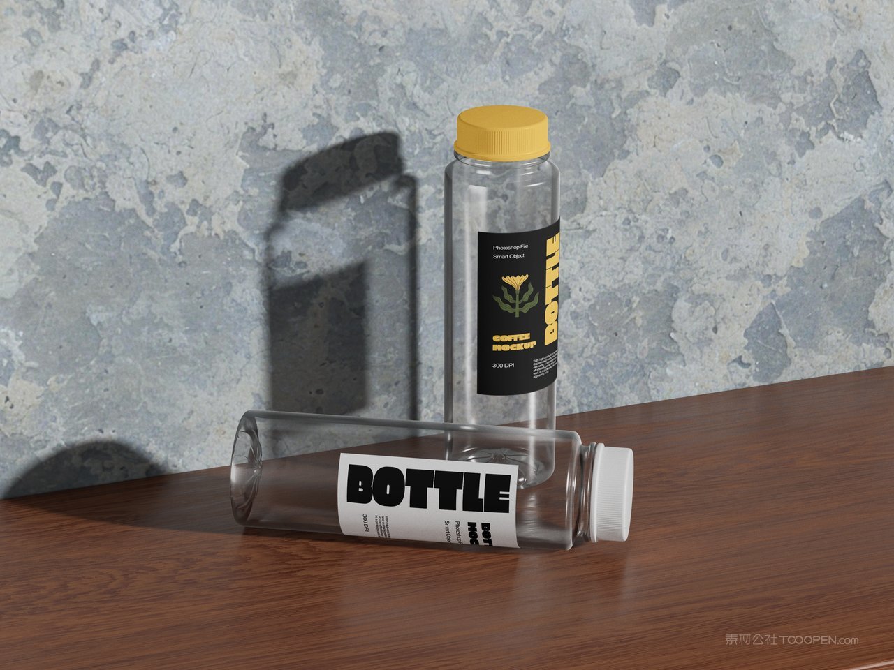 塑料瓶瓶子样机