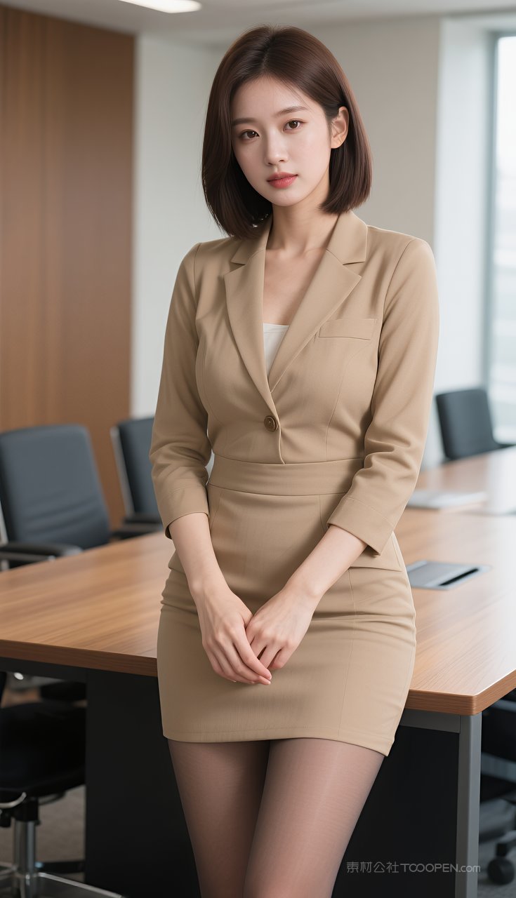 短裙美女写真性感丝袜制服长腿