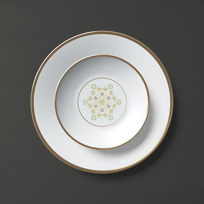 餐具品牌瓷盘样机