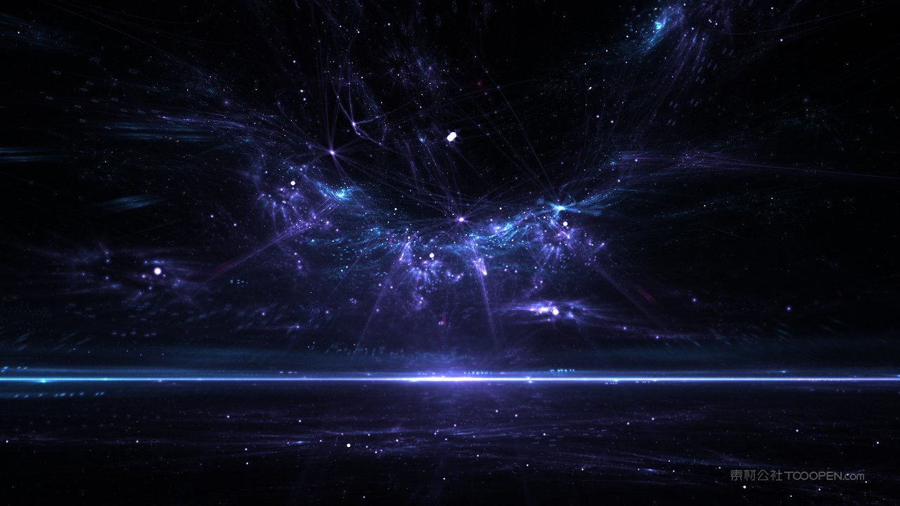 夜空 夜晚 星空 星星 唯美风景 蓝紫星空 光线 星云 璀璨星点