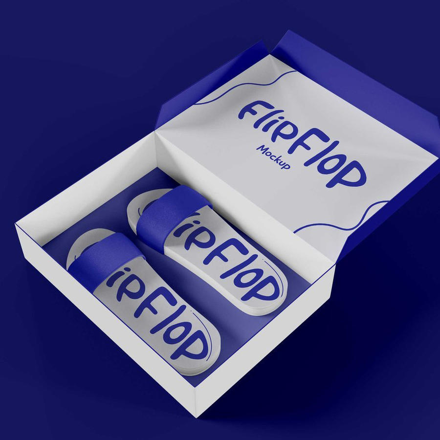 鞋盒人字拖样机