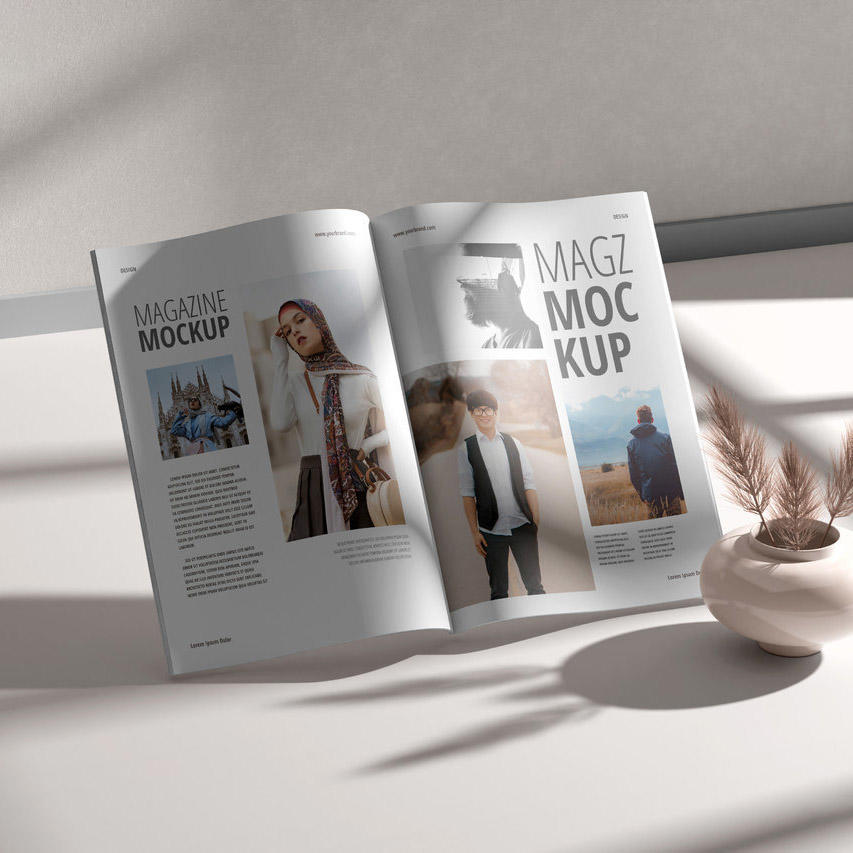 magazine杂志画册样机 (10)