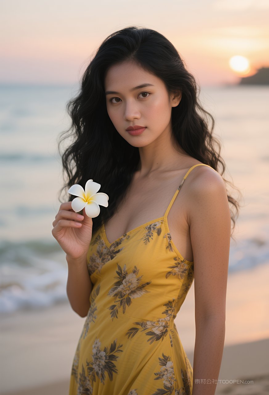 写真美丽性感女性时尚清纯气质美女