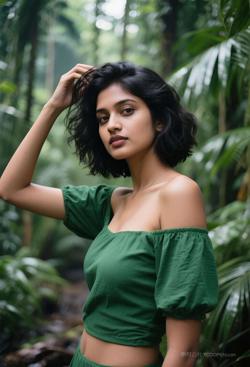 写真时尚美女女性动人迷人气质