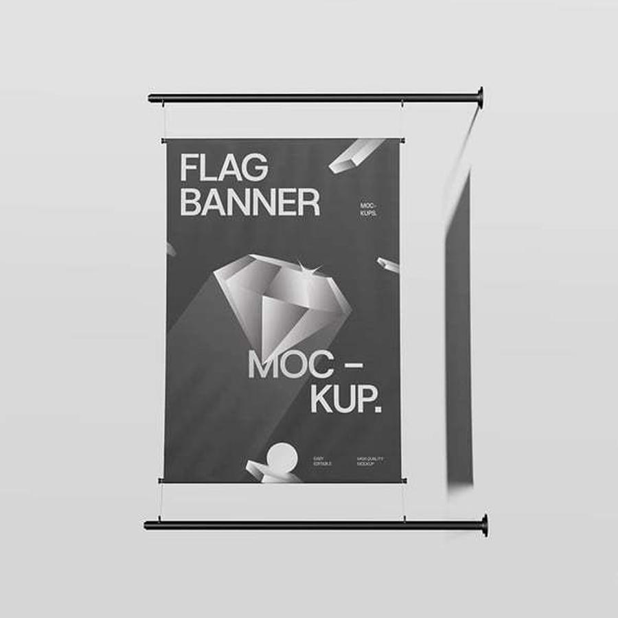 旗帜横幅样机