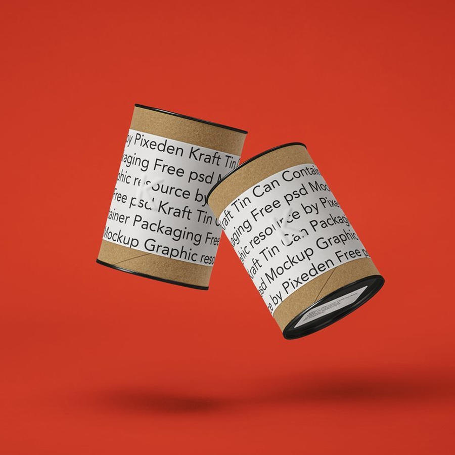 茶叶罐头样机效果图展示