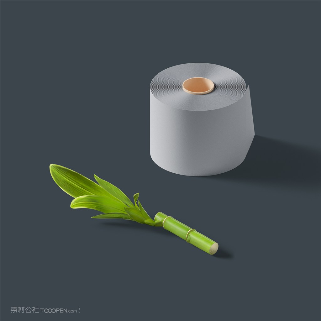 绿植卷纸样机素材