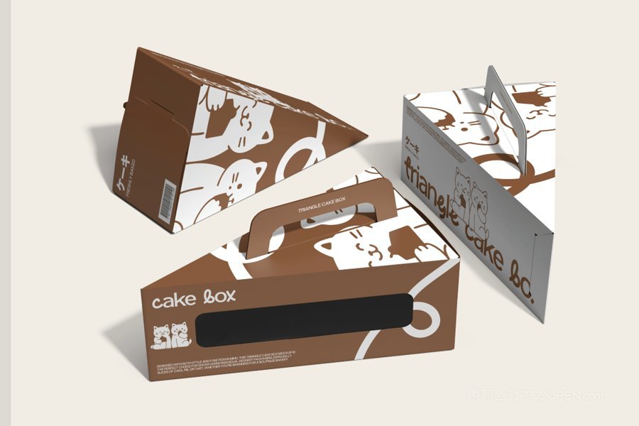 蛋糕盒蛋糕样机