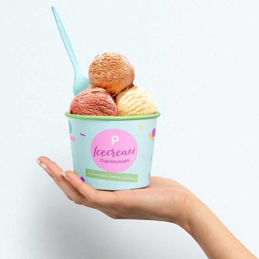 冰淇淋杯甜品样机