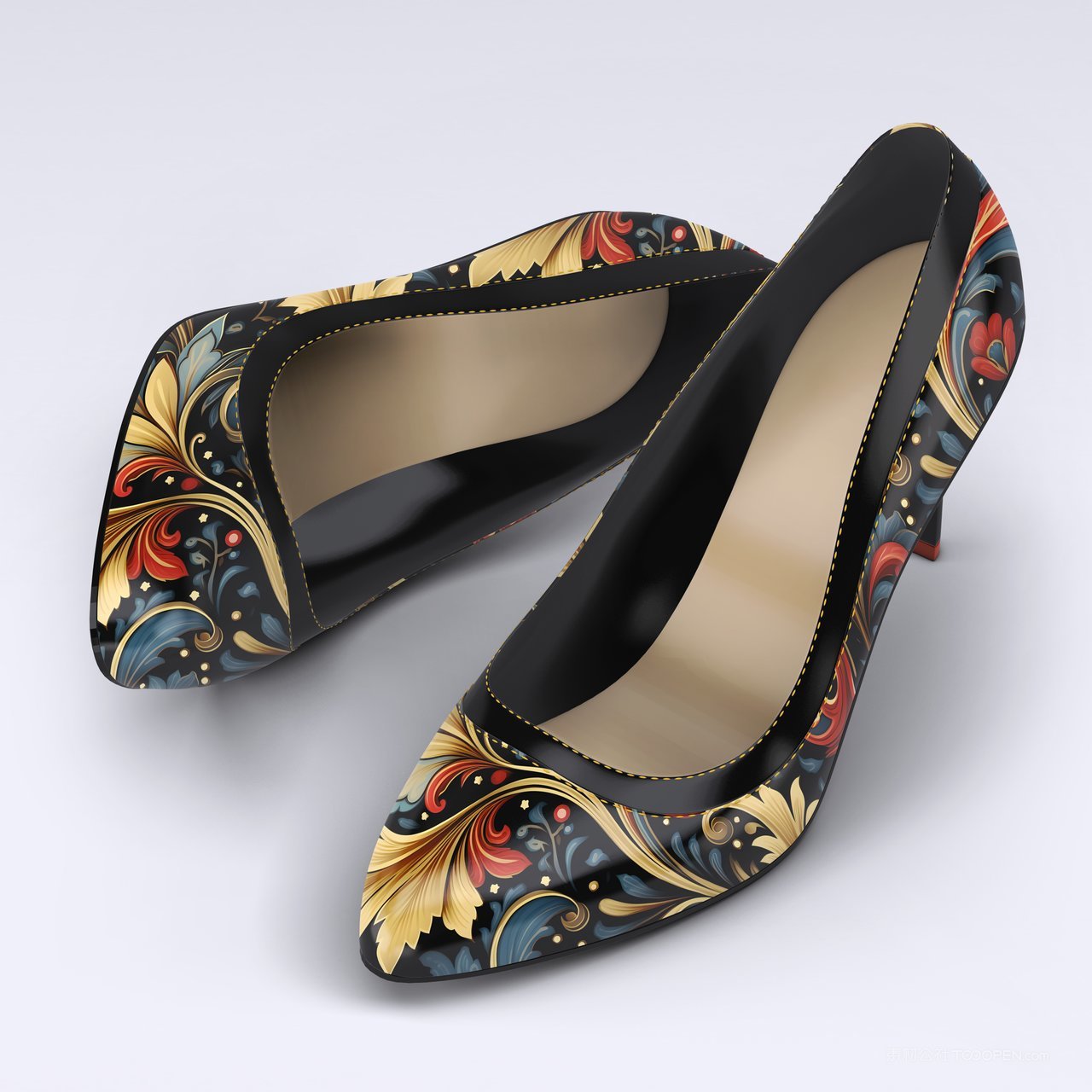 女式高跟鞋样机