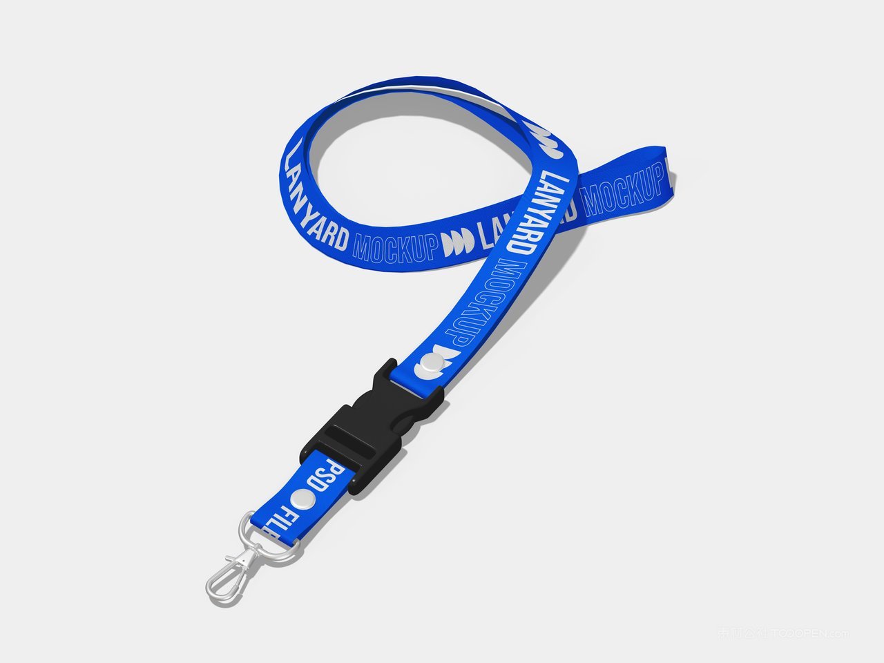 工作牌挂绳样机