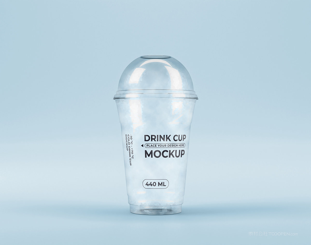 【1249期】一次性透明奶茶杯子样机 (8)