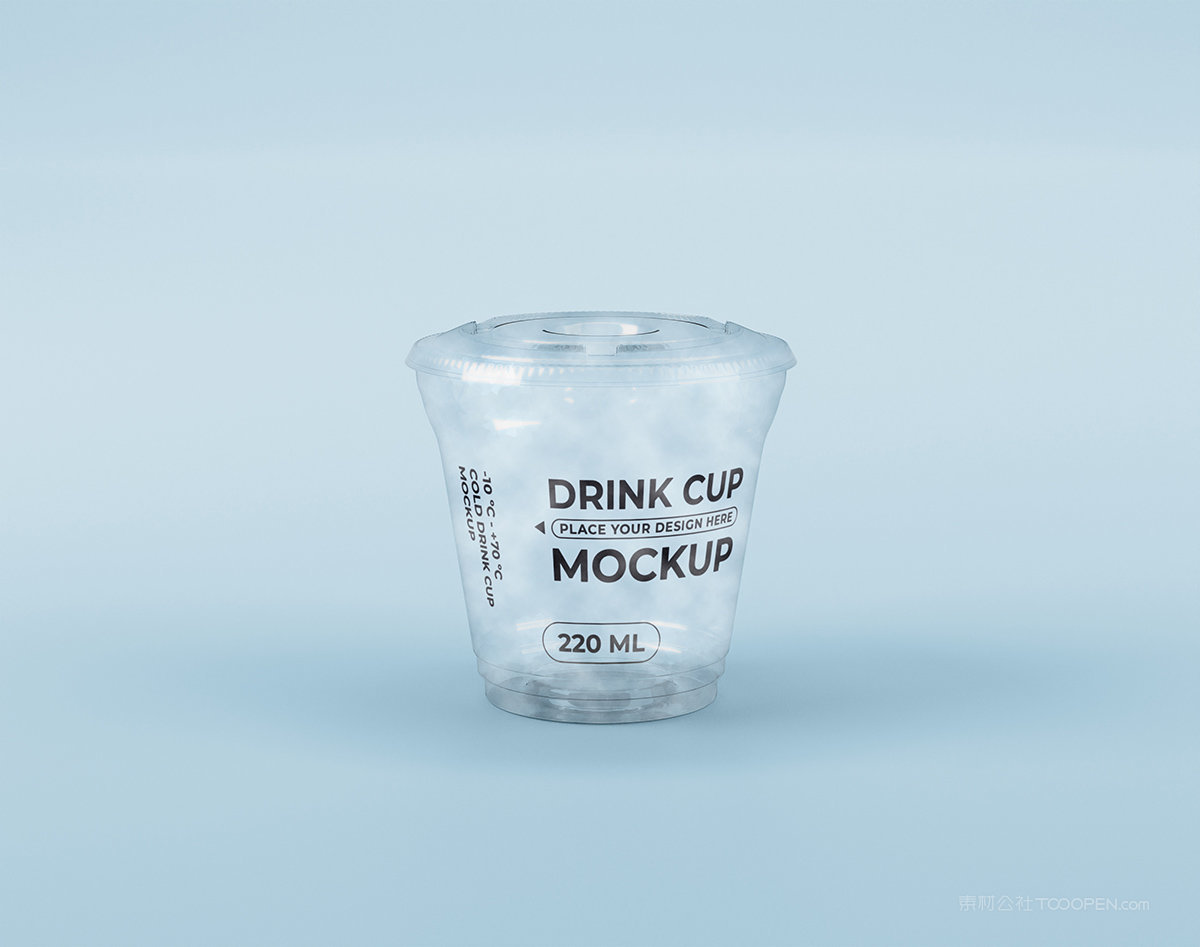 【1249期】一次性透明奶茶杯子样机 (18)