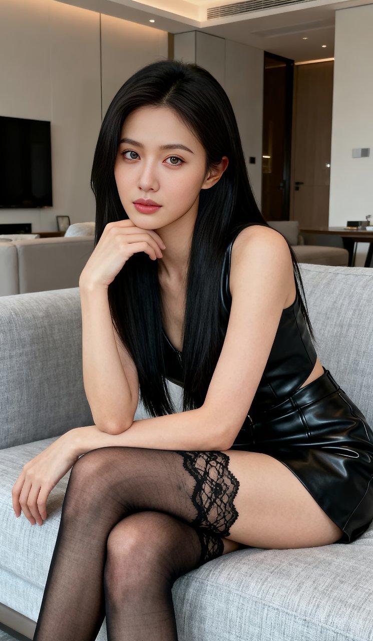 丝袜美腿短裙性感娇艳MM美丽美女