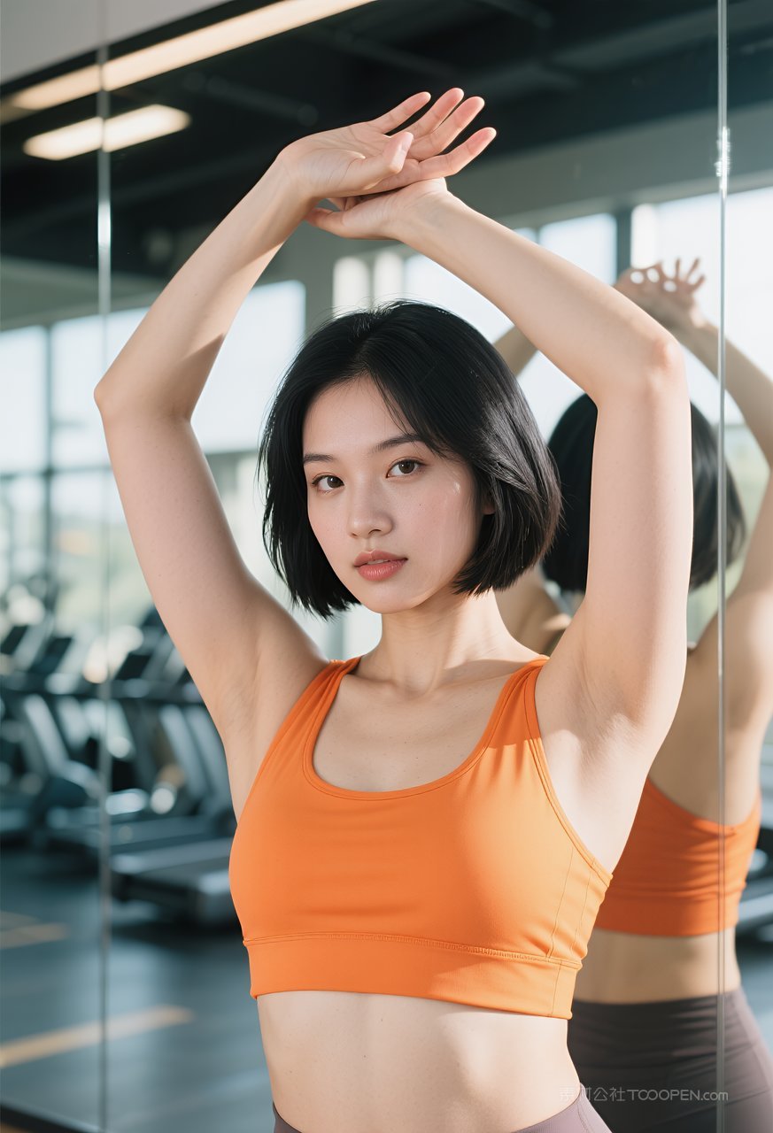 写真迷人动人女性时尚美女气质