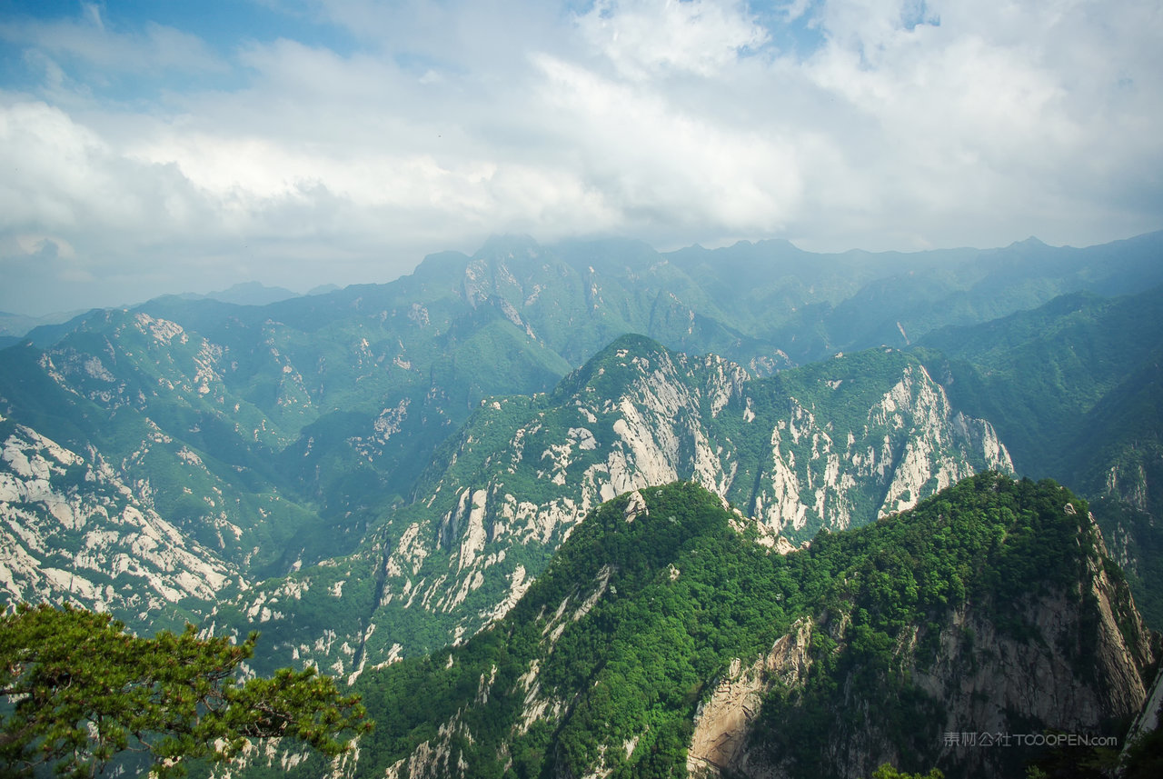 华山风光高清风景画
