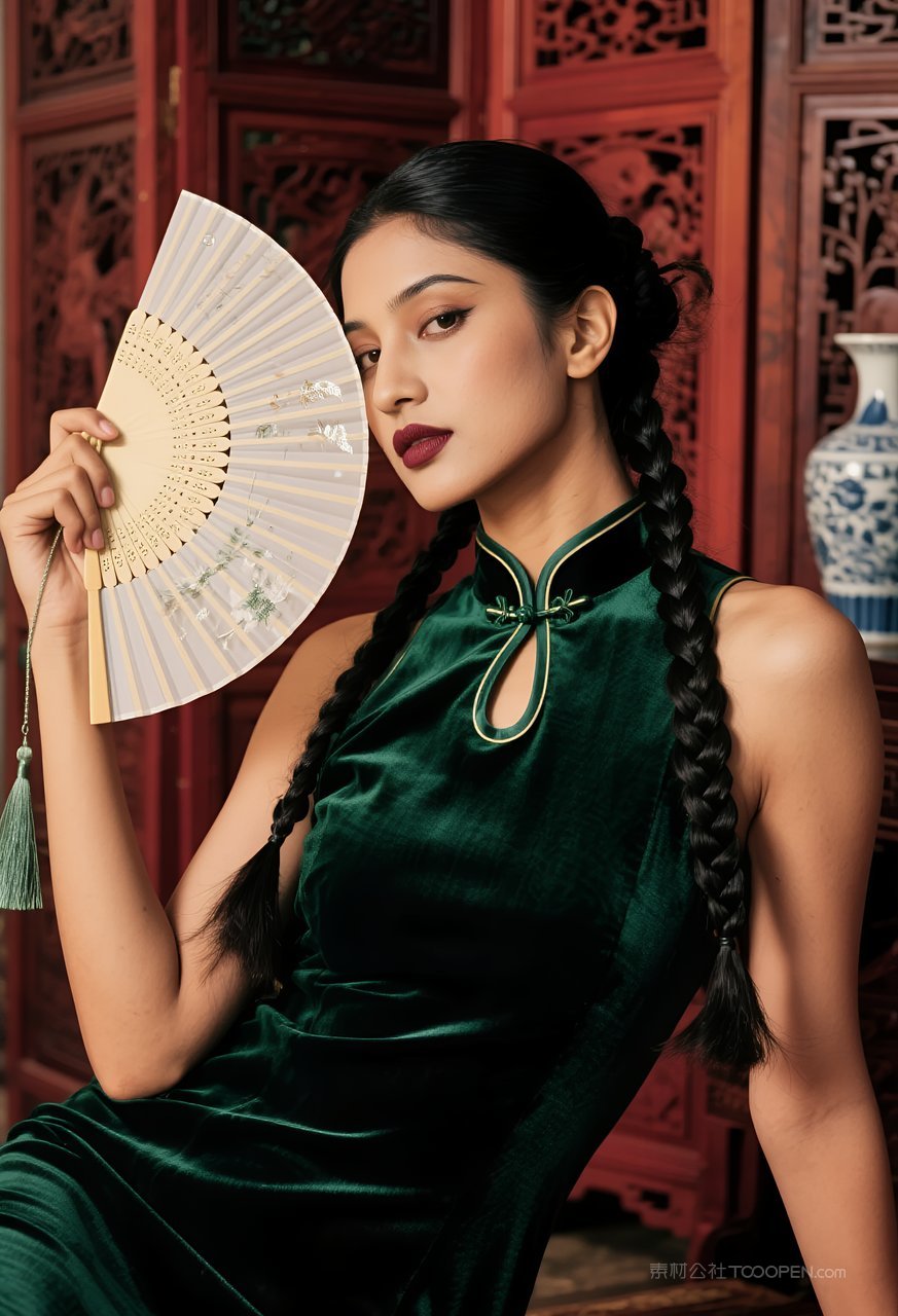 时尚动人女性气质迷人写真美女