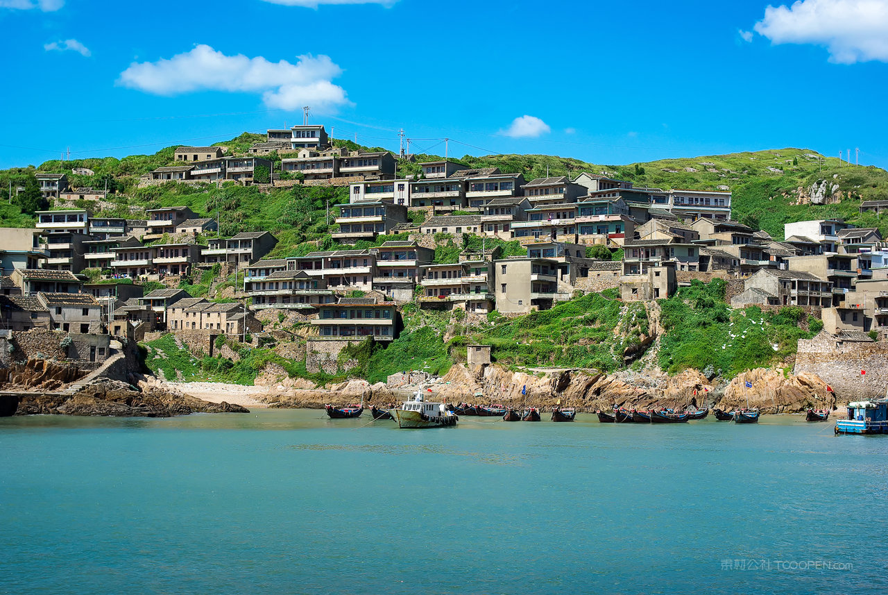 浙江舟山群岛海上布达拉宫风光