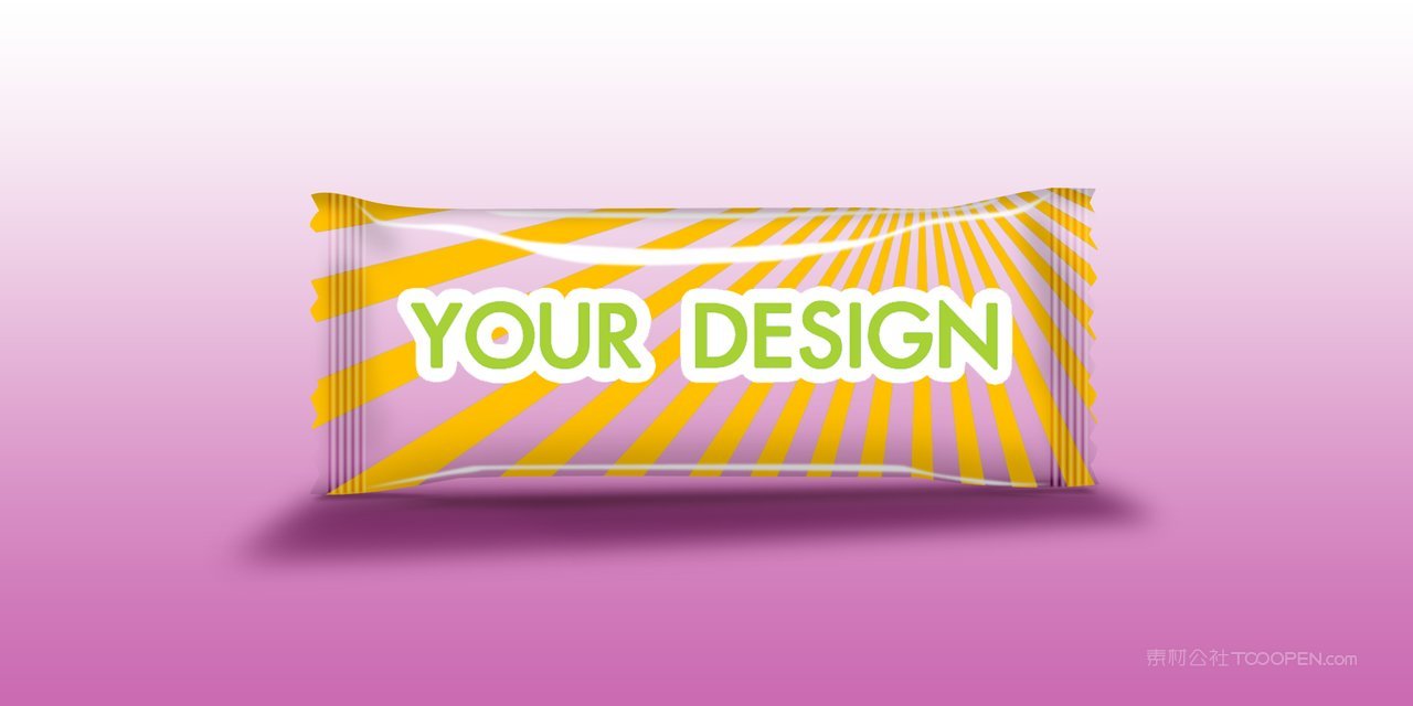 糖果食品塑料包装样机