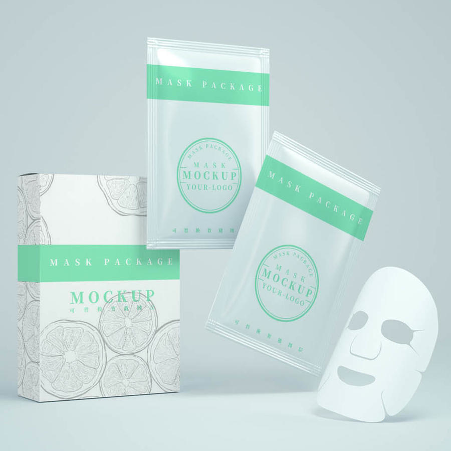 面膜包装样机