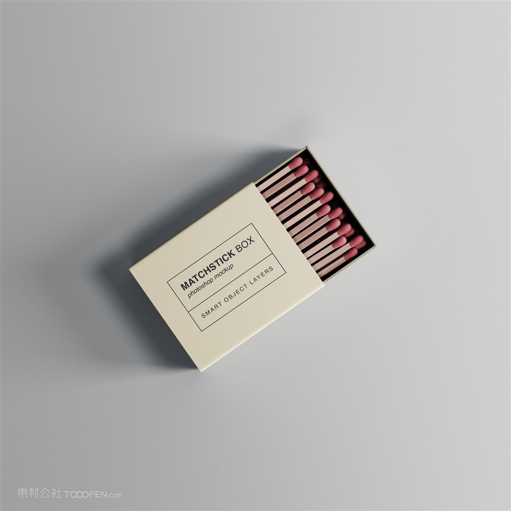 火柴盒包装样机