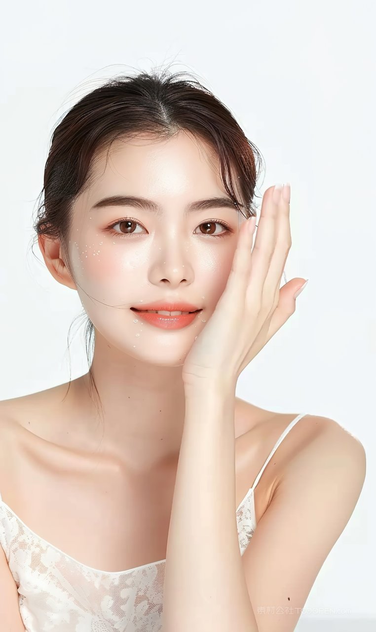 迷人高雅气质少女魅力美妆美白女性护肤