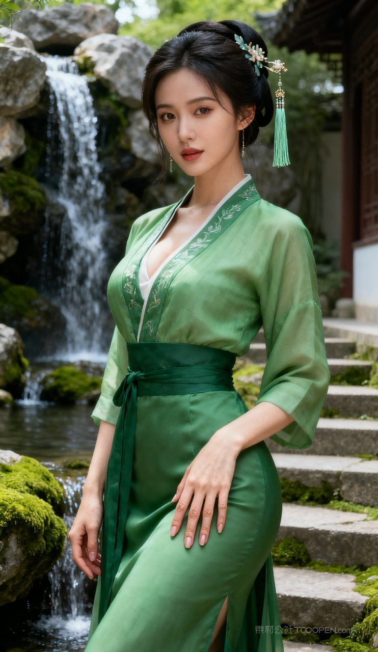 大胸少女美女汉服性感古风妩媚美艳