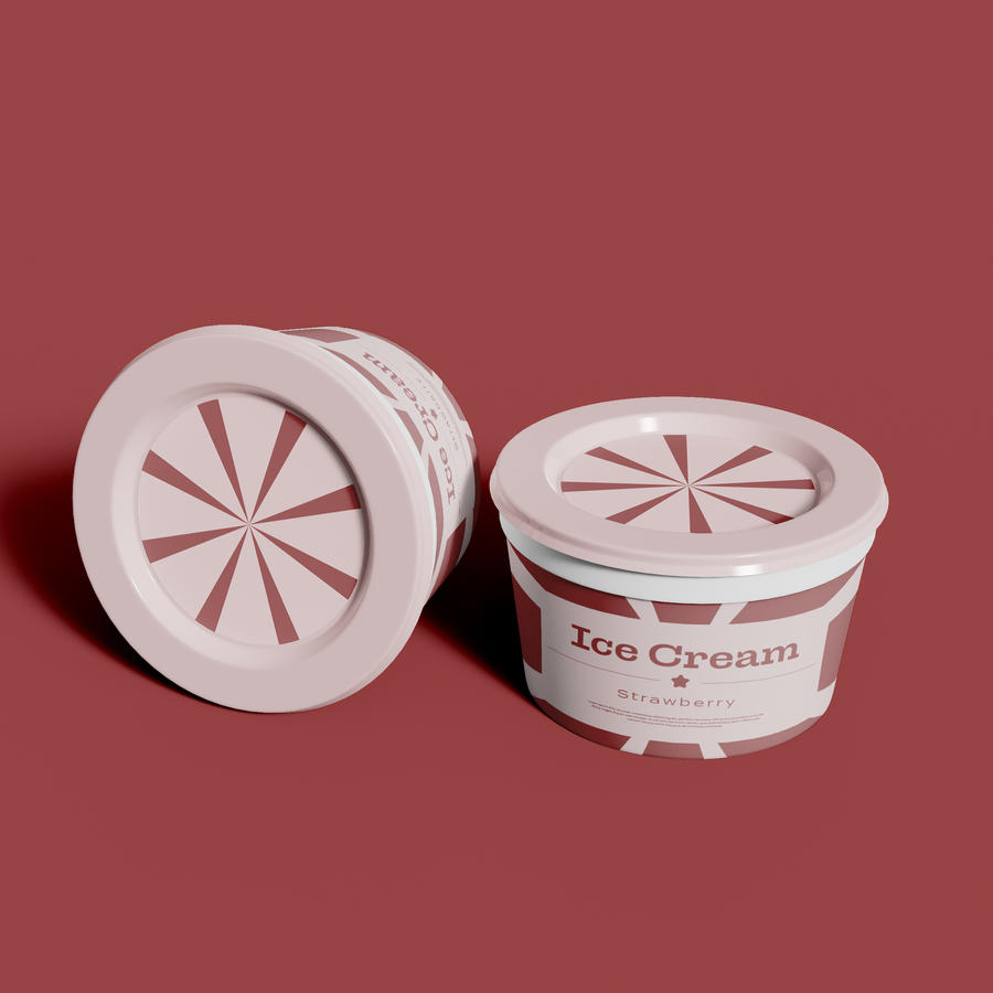 冰淇淋包装样机