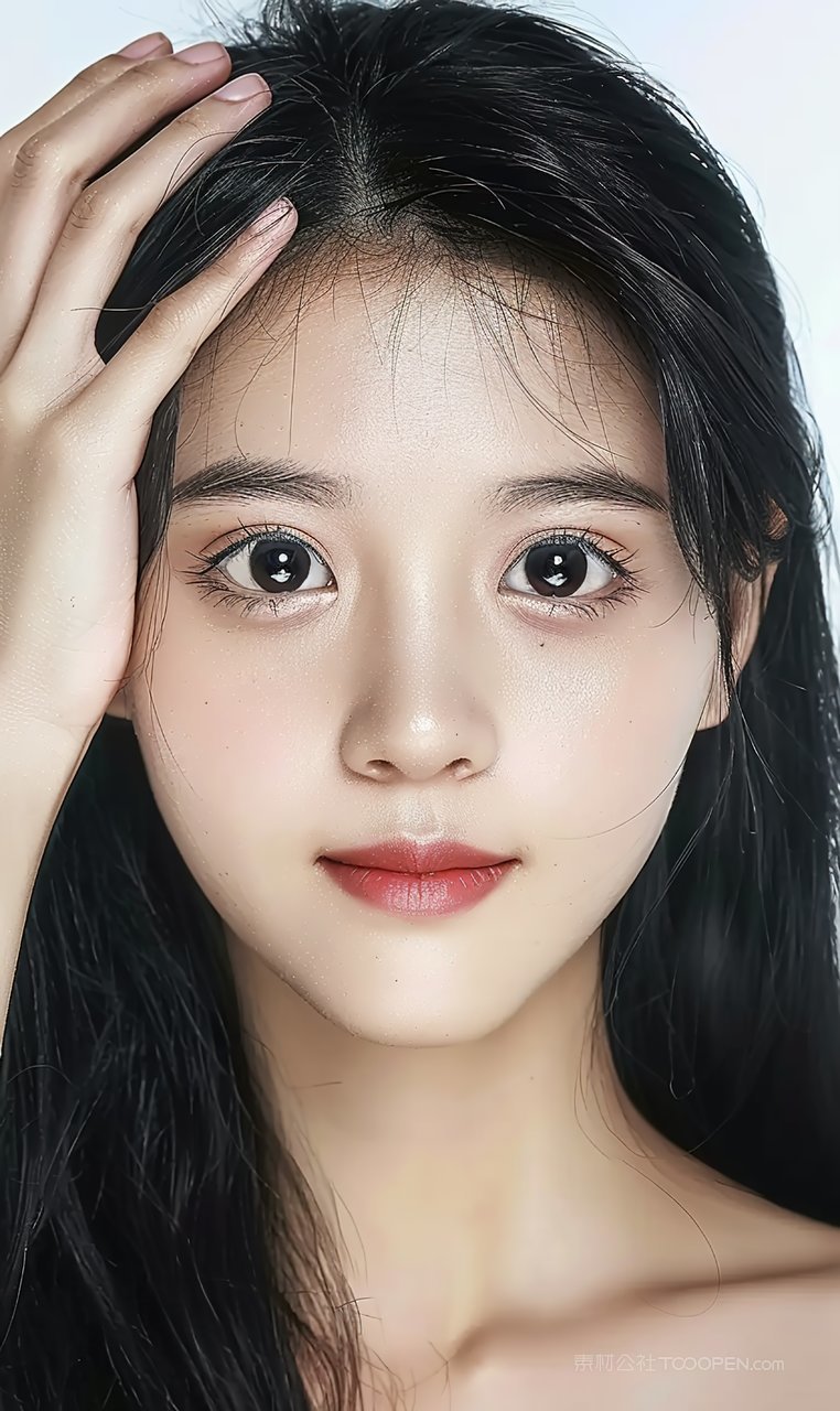 女性清纯高清迷人美白美女少女魅力美容彩妆